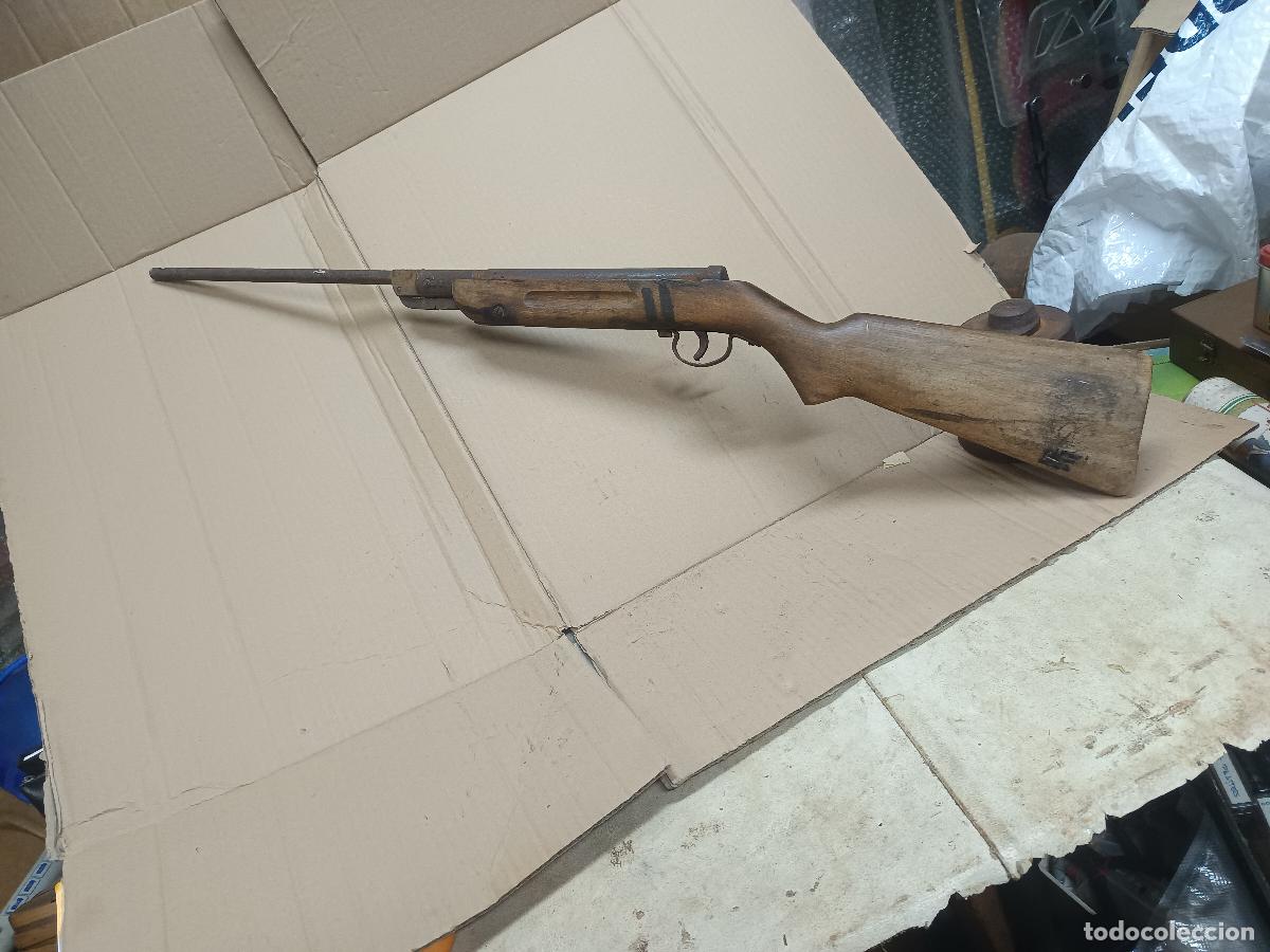 Militaria: CARABINA DE AIRE COMPRIMIDO DE LA CASA OJMAR MODELO 12, CAL. 4,5 OJANGUREN Y MARCAIDE, PEQUE&Ntilde;A.