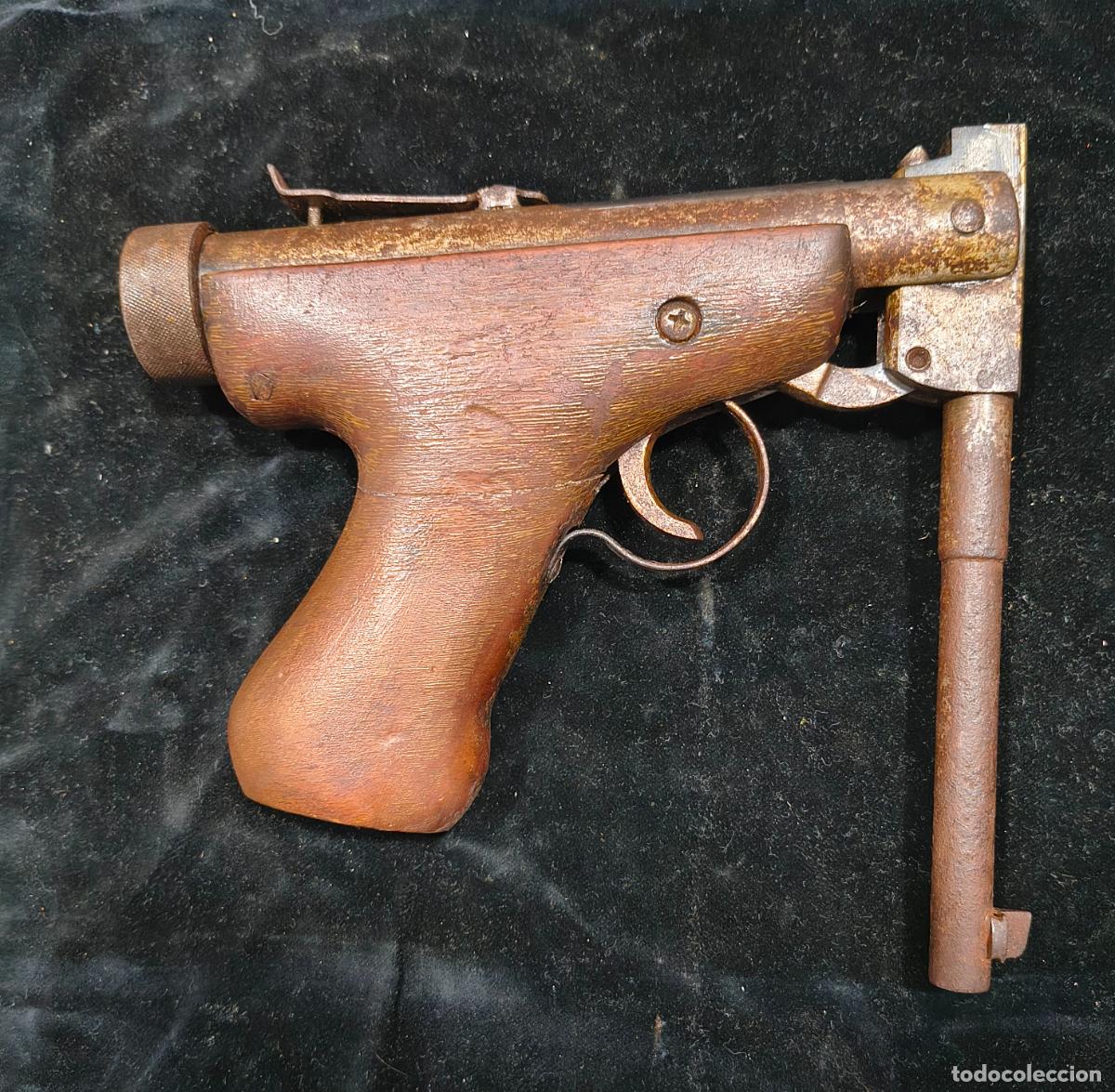 Militaria: Antigua de aire comprimido - Foto 1