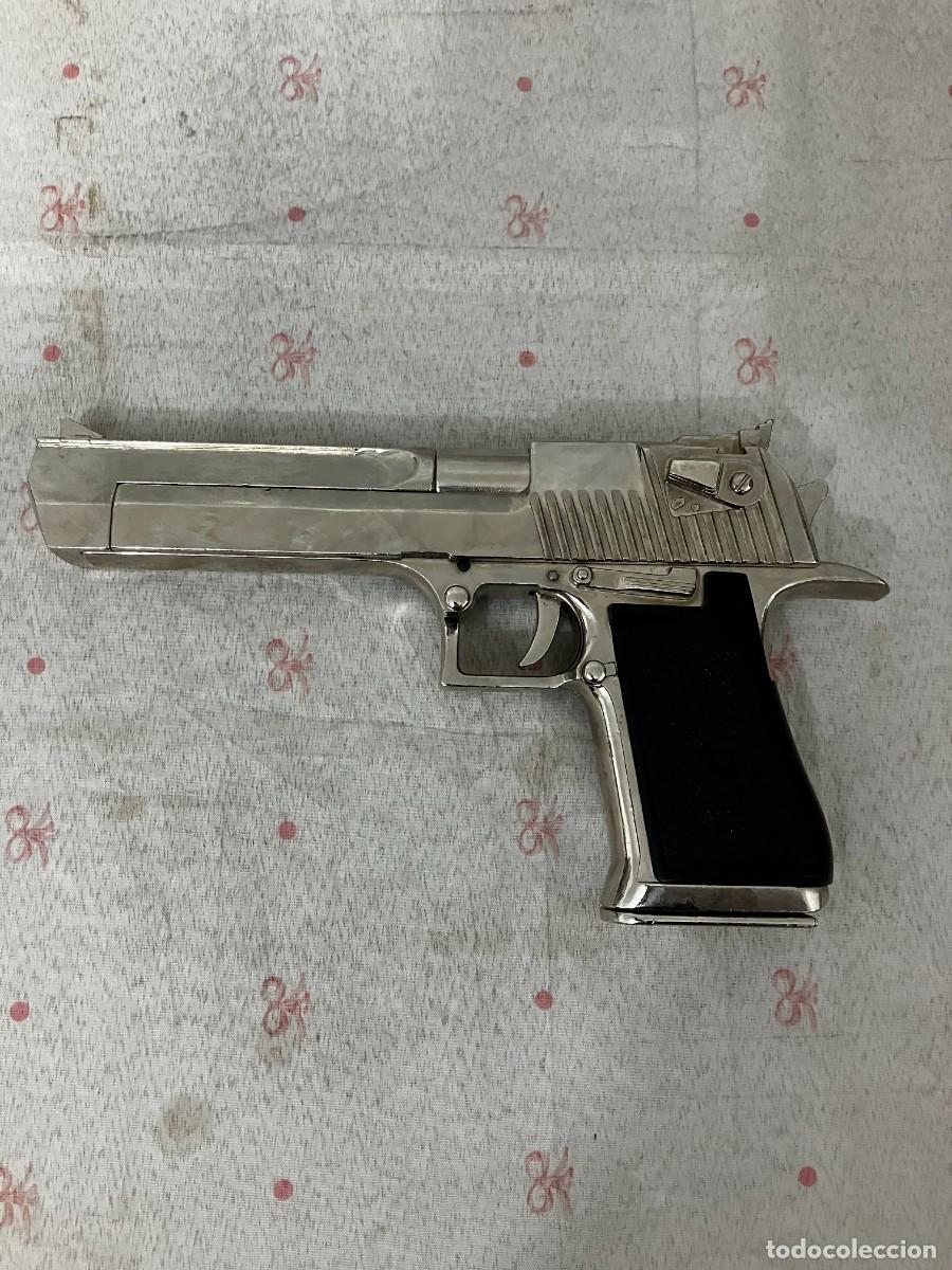 Militaria: IMI DESERT EAGLE 44 CROMADA REPRO + MILITAR + ALTA CALIDAD + ENVIO INCLUIDO