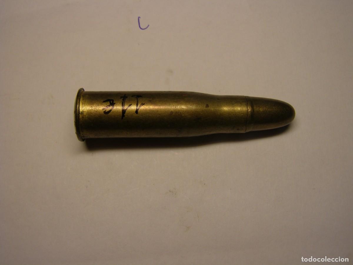 Militaria: Cartucho inerte calibre 10.4 Betterli, Guerra Civil Espa&ntilde;ola.