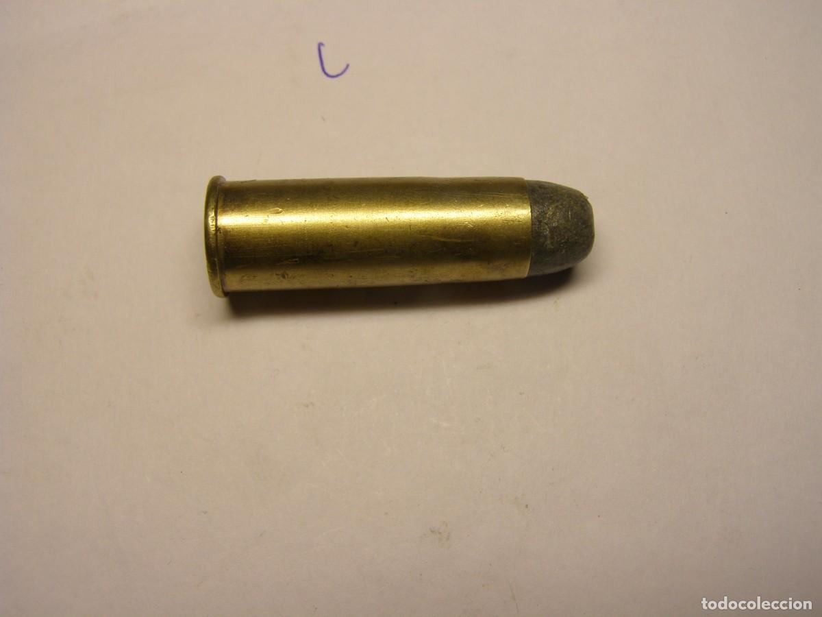 Militaria: Cartucho inerte calibre 44-40 Winchester, Guerra Civil Espa&ntilde;ola.