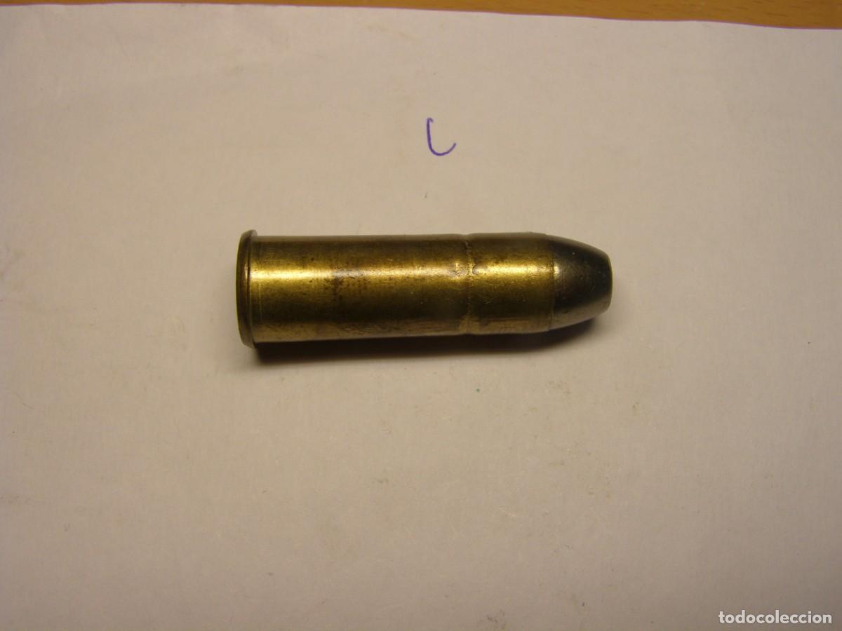 Militaria: Cartucho inerte calibre 44-40 Winchester, Guerra Civil Espa&ntilde;ola.