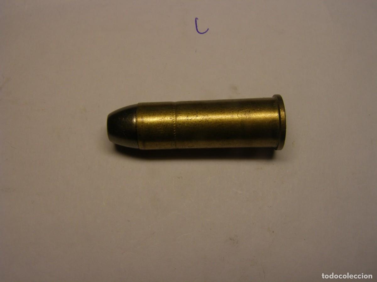 Militaria: Cartucho inerte calibre 44-40 Winchester, Guerra Civil Espa&ntilde;ola.