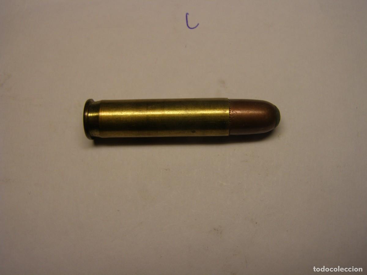 Militaria: Cartucho inerte calibre 351 self loading, de &eacute;poca.