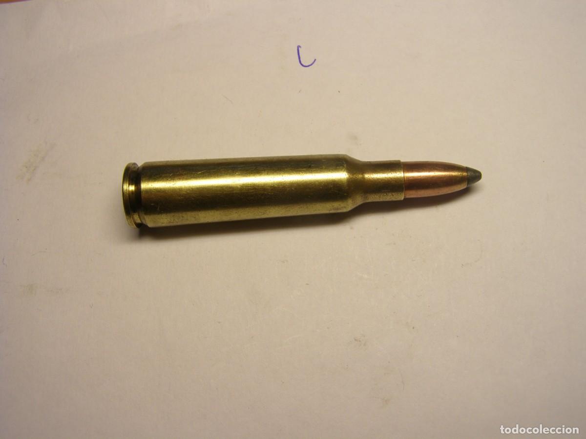 Militaria: Cartucho inerte calibre 250-3000, de &eacute;poca.