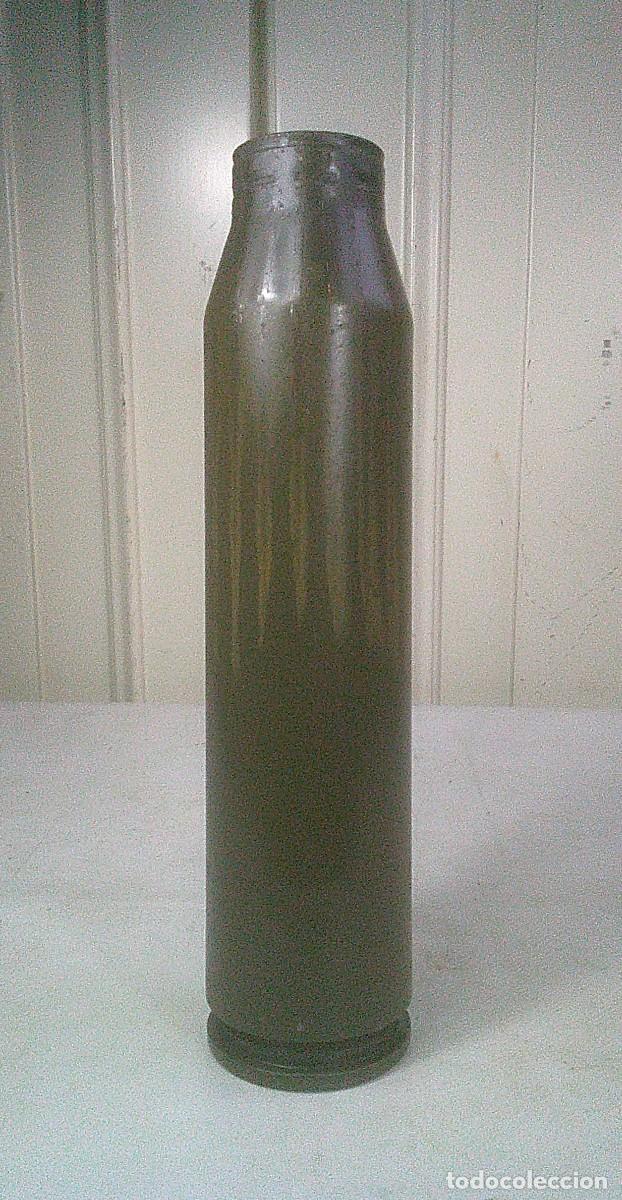 Militaria: VAINA DE 35 X 228 35X228 DEL CA&Ntilde;ON DE 35 MM OERLIKON DE 35/90 Y GEPARD FABRICACION SANTA BARBARA - 4