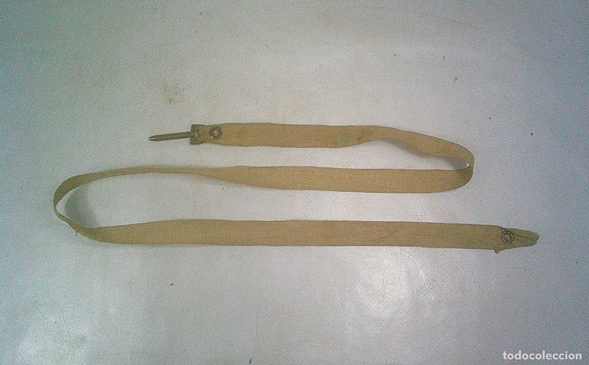 Militaria: PASADOR Y CINTA DEL SEGURO DE DISTANCIA DE LA GRANADA DE MANO PO I, PO II Y PO III PLASTICAS ORAMIL