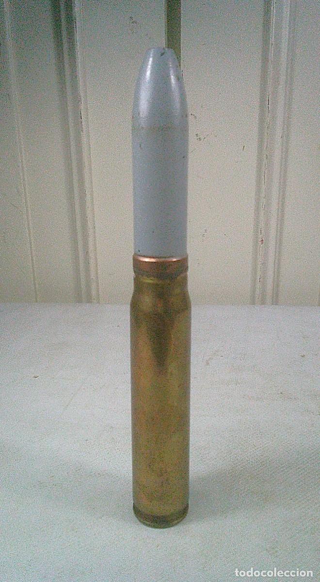 Militaria: CARTUCHO BRITANICO DE 20X110 DEL CA&Ntilde;ON HS 404 FABRICADO EN 1942 USADO EN LA 2&ordf; GUERRA MUNDIAL