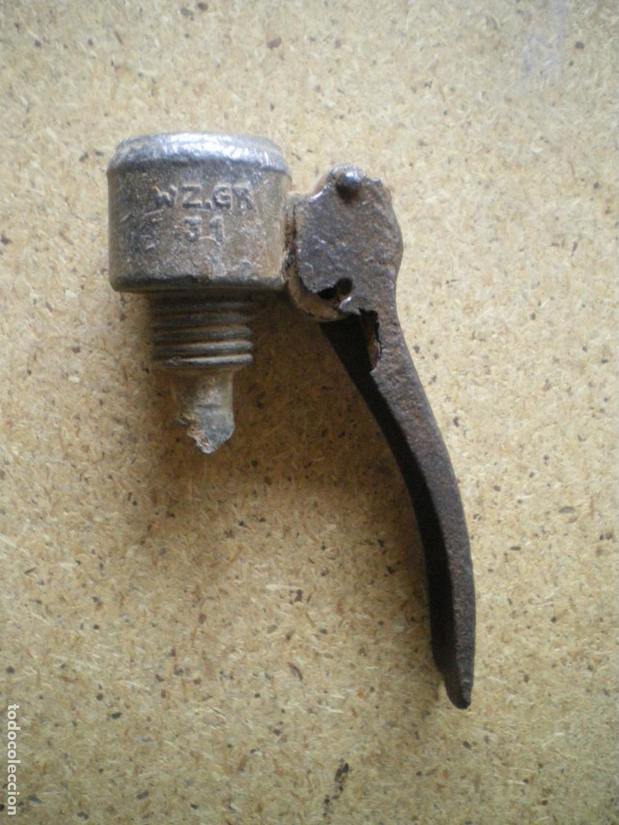 Militaria: ESPOLETA GRANADA POLACA, INERTE - Foto 2