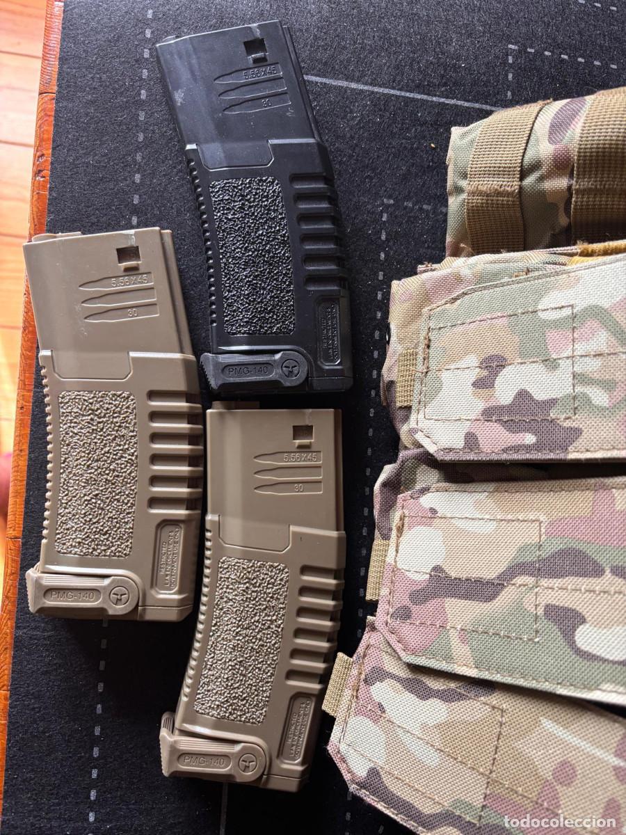 Militaria: 3 cargadores mid-cap amoeba formato m4