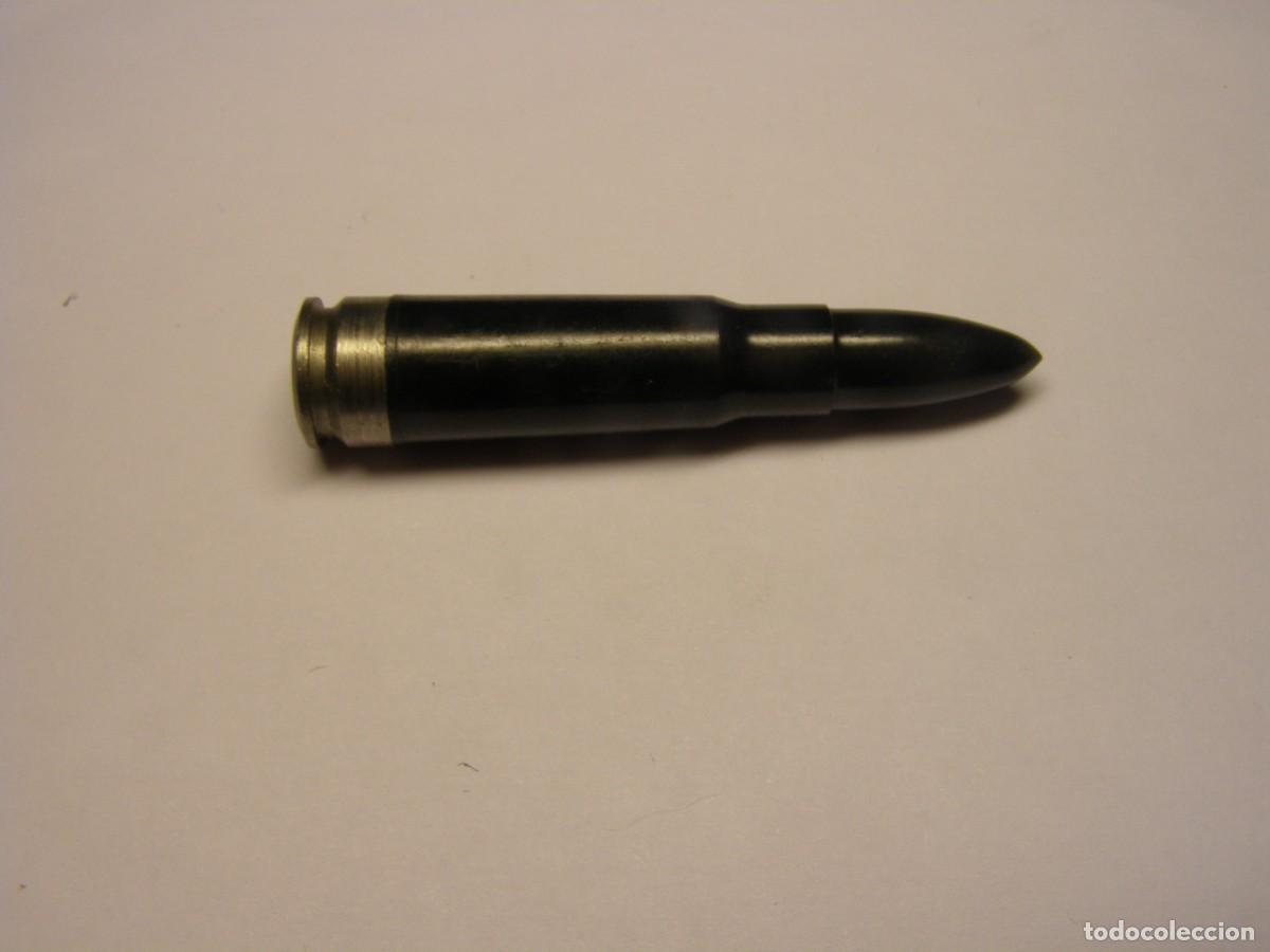 Militaria: Cartucho inerte, de instrucci&oacute;n, 7.62 x 39, de instrucci&oacute;n.