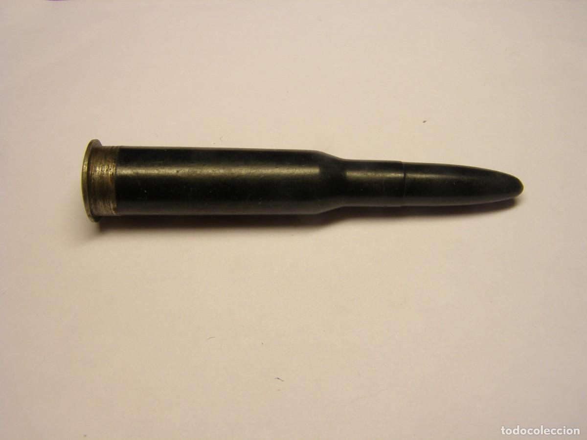 Militaria: Cartucho inerte, de instrucci&oacute;n, 7.62 x 54, de instrucci&oacute;n.