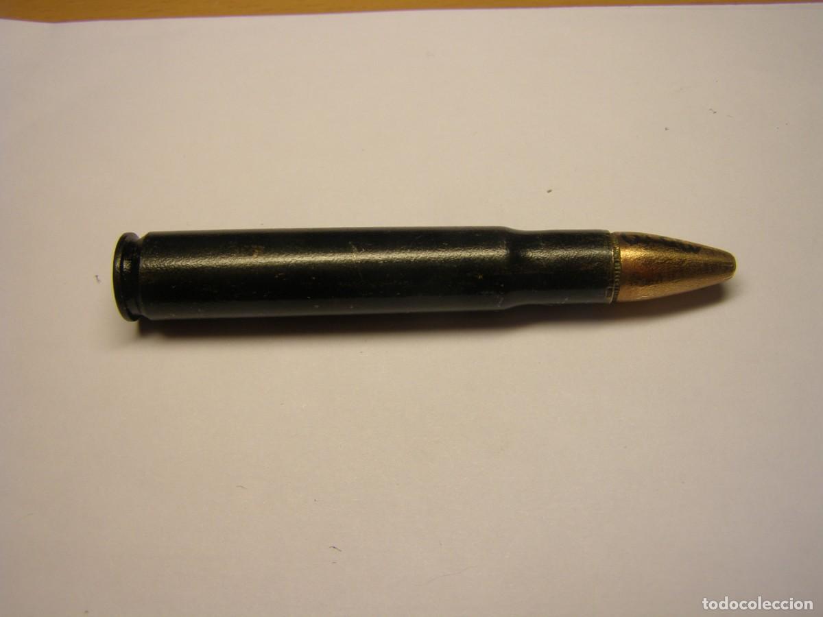 Militaria: Cartucho inerte, de instrucci&oacute;n, 35 weelen.