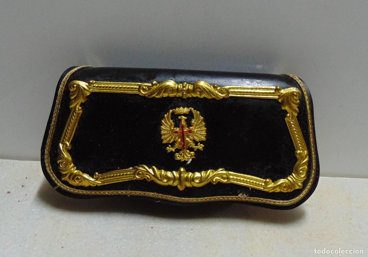 Militaria: ANTIGUA CARTUCHERA DE GALA DE EJERCITO DE TIERRA ESPA&Ntilde;OL, EPOCA FRANQUISTA