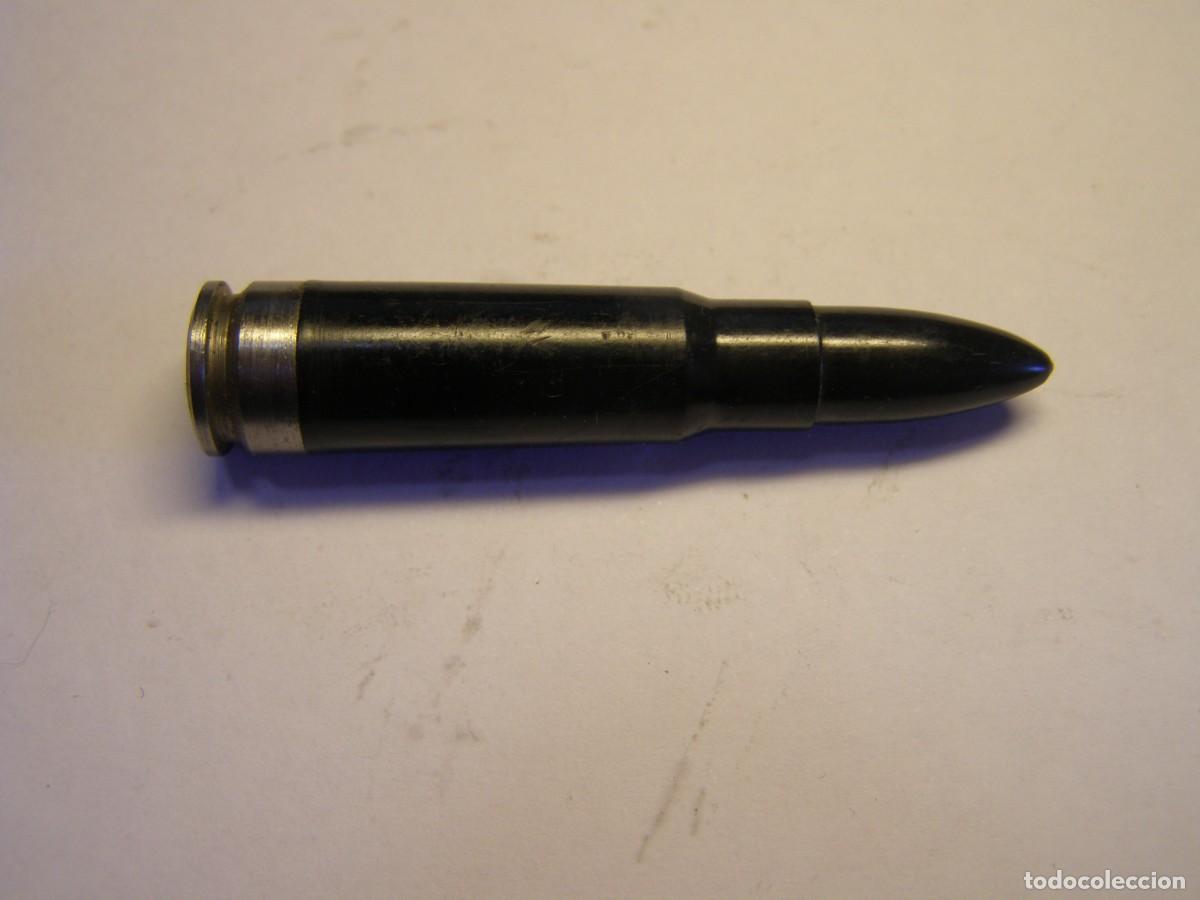 Militaria: Cartucho inerte, de instrucci&oacute;n, 7.62 x 39, de instrucci&oacute;n.