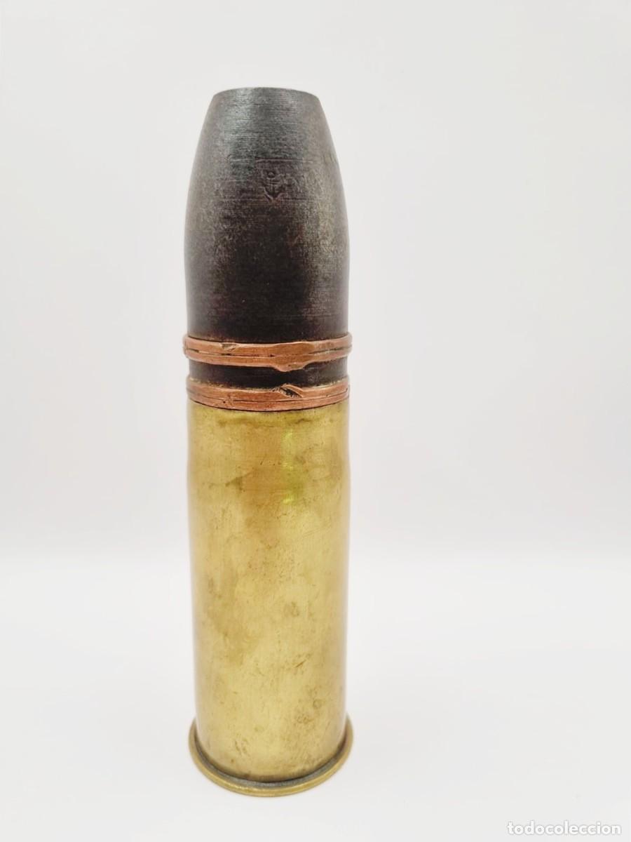Militaria: ANTIGUO PROYECTIL DE 37 MIL&Iacute;METROS