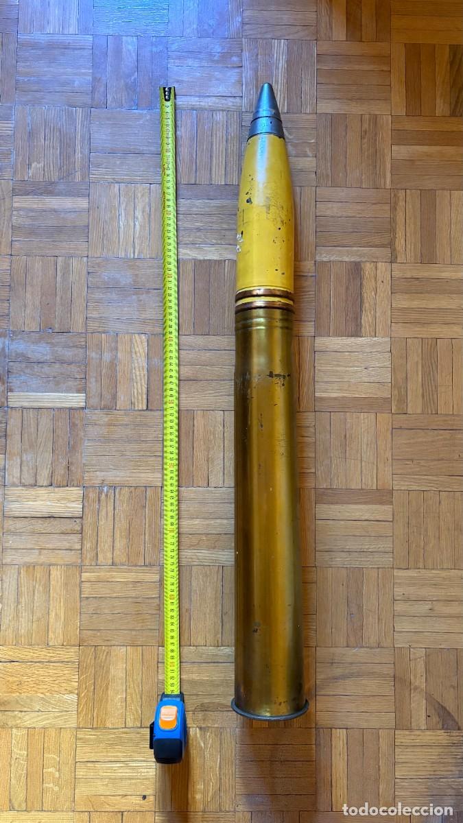 Militaria: Disparo completo inerte 88 mm Flak 18 alem&aacute;n (1938) - Waffenamt WaA - Espoleta ENA/30