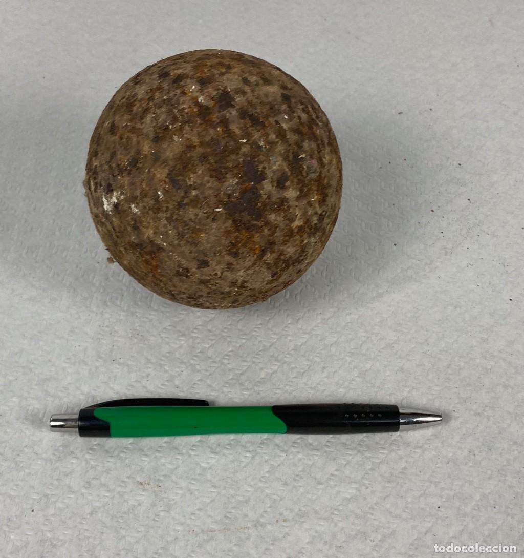 Militaria: Proyectil para ca&ntilde;&oacute;n de Avancarga del Siglo XVIII y XIX BOLA MACIZA 10