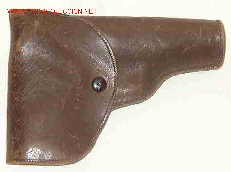 Militaria: Funda  de  cuero marron, 15 cms. - Foto 1