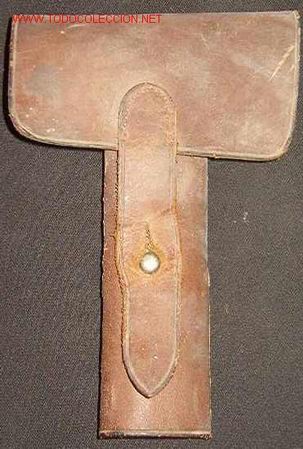 Militaria: Funda de cuero (utilidad desconocida) - Foto 1