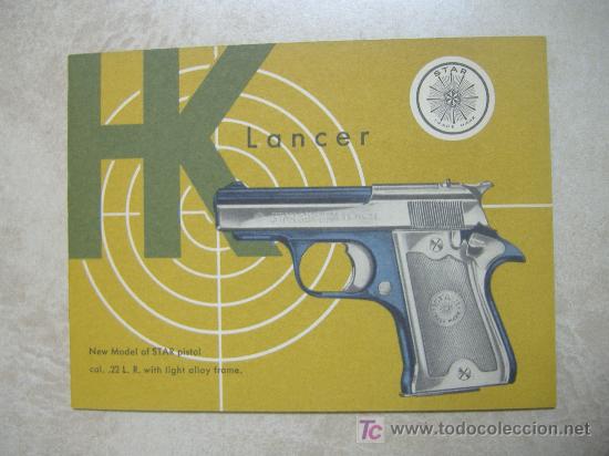 Militaria: catalogo de pistola marca star modelo HK lancer - Foto 1