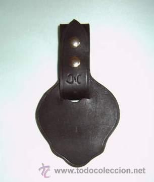 Militaria: PROTECTOR PARA ESPOSAS, CUERO - Foto 1