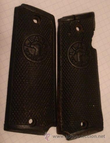 Militaria: Pareja de cachas Llama, 8 cms - Foto 1
