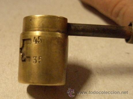 Militaria: Dosificador de polvora - Foto 2