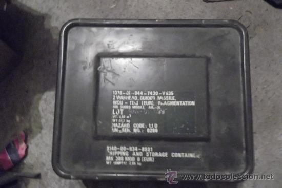 Militaria: CAJA DE MUNICION - Foto 3