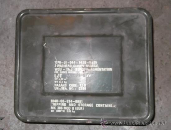 Militaria: CAJA DE MUNICION - Foto 4