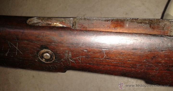 Militaria: Madera de fusil, 105cm. - Foto 3
