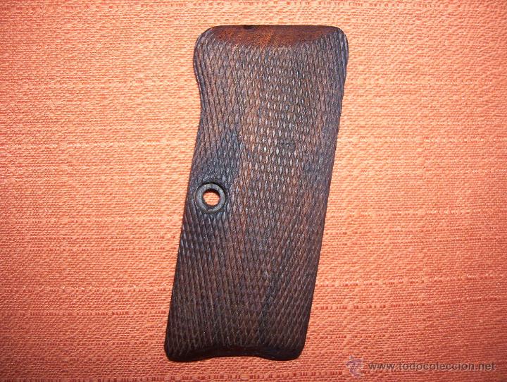 Militaria: Cacha Derecha Astra 300 Madera - Foto 1