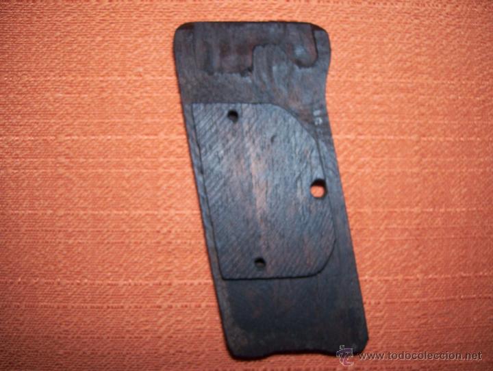 Militaria: Cacha Derecha Astra 300 Madera - Foto 2