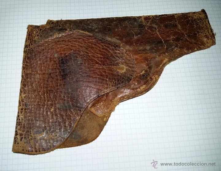 Militaria: Funda de cuero marr&oacute;n - Foto 1
