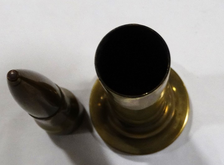 Militaria: MECHERO ADAPTADO CON UNA BALA. - Foto 2