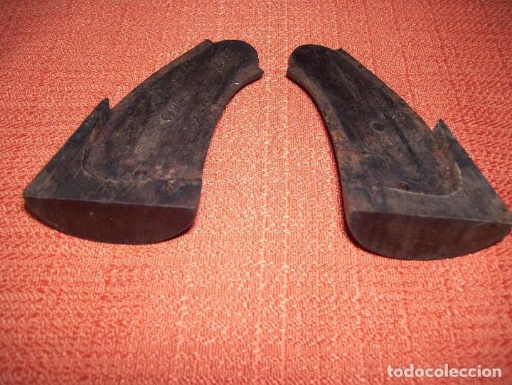 Militaria: cachas revolver Eibarres madera - Foto 5