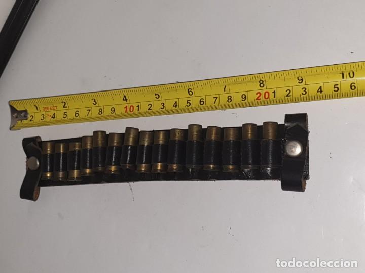 Militaria: CARTUCHERA CON VAINAS - Foto 4