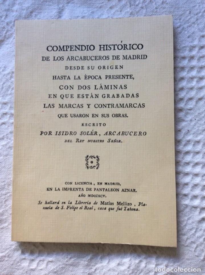 Militaria: LIBRO DE LOS ARCABUCEROS DE MADRID - Foto 1