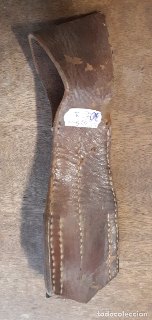 Militaria: Tahal&iacute; de cuero marr&oacute;n - Foto 2