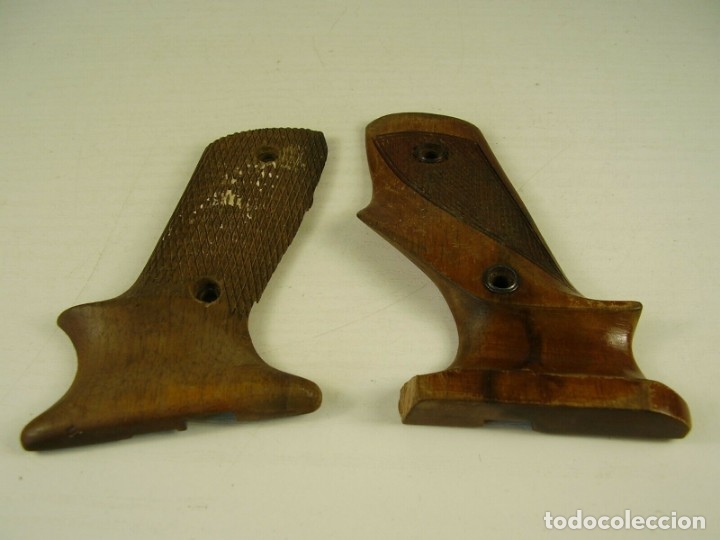 Militaria: Cachas de pistolas en madera - Foto 1