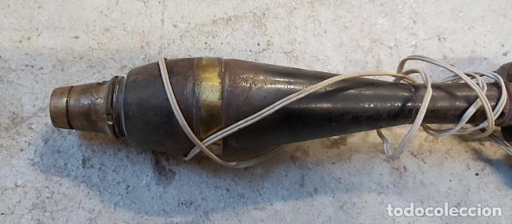 Militaria: Mortero transformado en lampara 50 mm - Foto 2