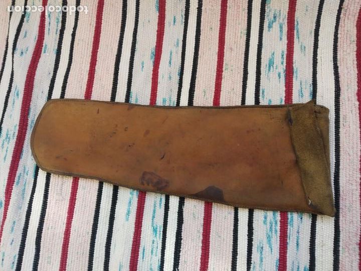 Militaria: FUNDA PIEL MACHETE - CUCHILLO - Foto 1