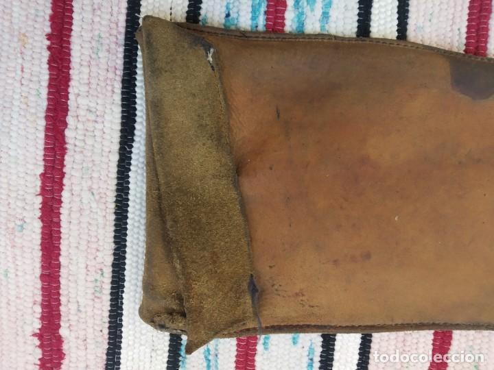 Militaria: FUNDA PIEL MACHETE - CUCHILLO - Foto 2