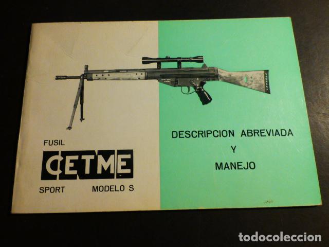 fusil cetme modelo s descripción abreviada y ma - Buy Military items and  accessories related to weapons on todocoleccion