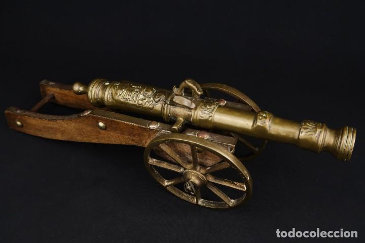 Militaria: Antiguo Ca&ntilde;&oacute;n de Bronce - Foto 5