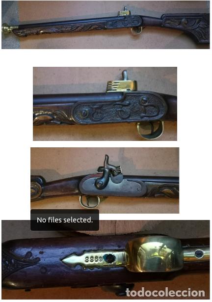 Militaria: Arcabuz Armas Tom&aacute;s Mod.2 con Talla - Foto 1