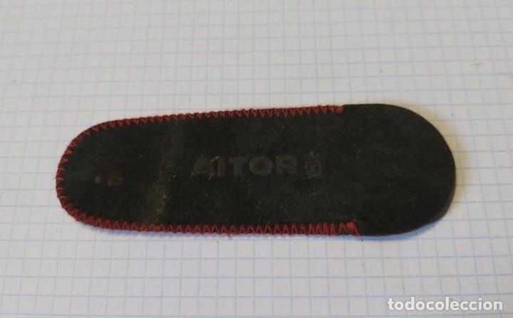 Militaria: Funda de navaja AITOR, 9 cm - Foto 1