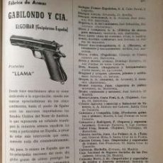 Militaria: RECORTE PUBLICIDAD GABILONDO Y CIA. Lote 361789425