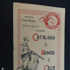 Militaria: MADRID PARDO S.A. ARMAS DE CAZA CATALOGO 1945 1946. Lote 374925994