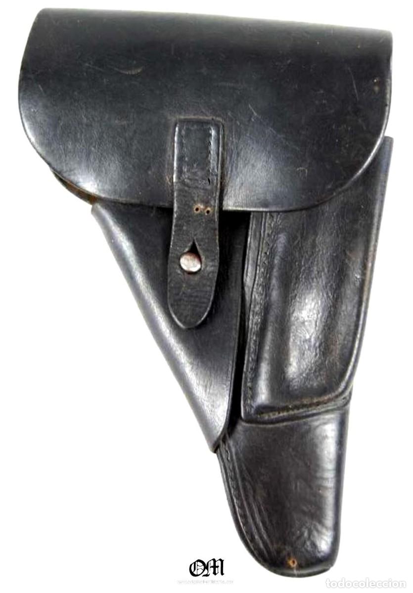 Militaria: Funda 2&ordm; Modelo para la Pistola Walther P38 de la Wehrmacht.